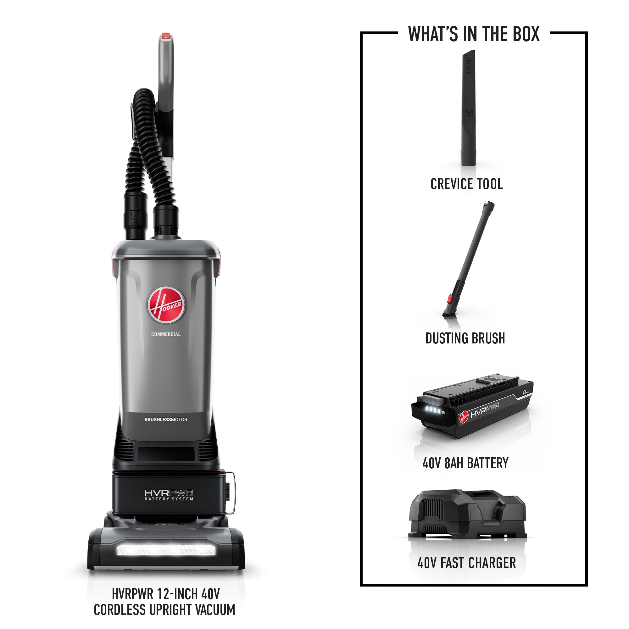 Commercial HVRPWR 12-Inch 40V Brushless Upright with Tools Kit - Image 14